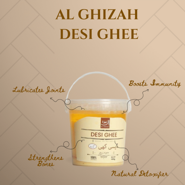 Al Ghizah Desi Ghee – 100% Pure, Natural & Traditional Clarified Butter